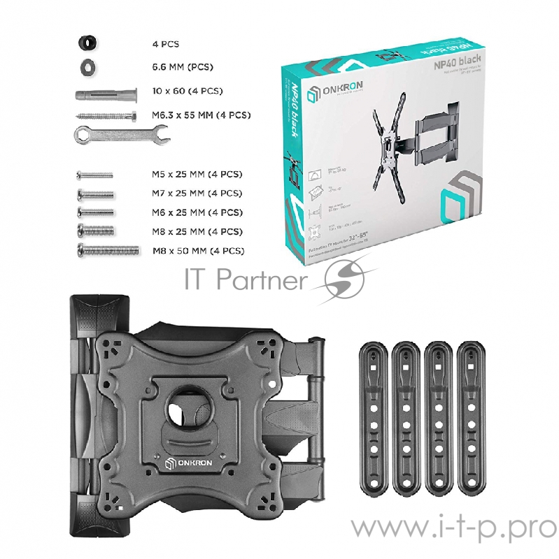 Кронштейн ONKRON NP40 BLACK / 32-55