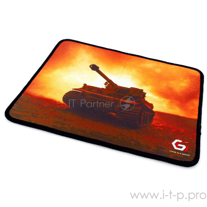 Коврик для мыши Gembird MP-GAME33, рисунок- танк, размеры 250*200*3мм, ткань+резина, оверлок