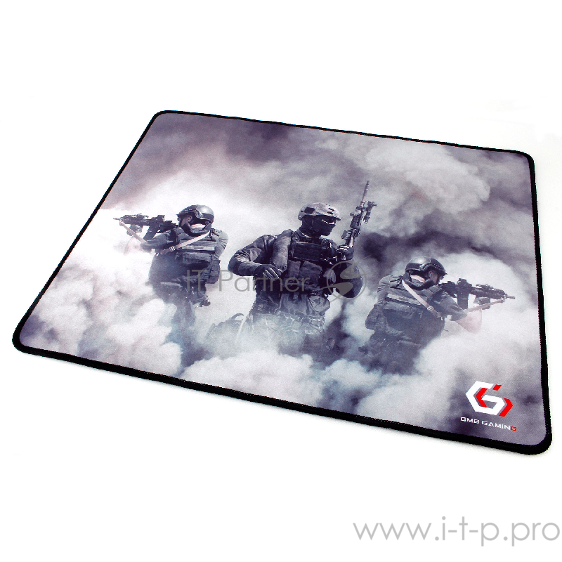Коврик для мыши Gembird MP-GAME35, рисунок- солдаты, размеры 437*350*3мм, ткань+резина, оверлок
