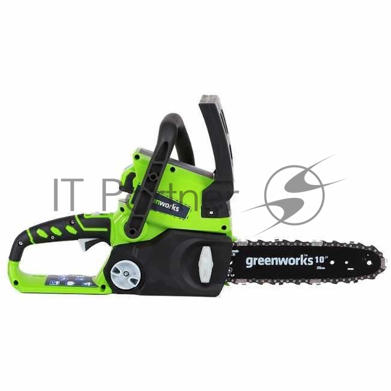 Цепная пила GreenWorks G-24 G24CS25K2, 24V, 25см, c 1хАКБ 2 А.ч и ЗУ