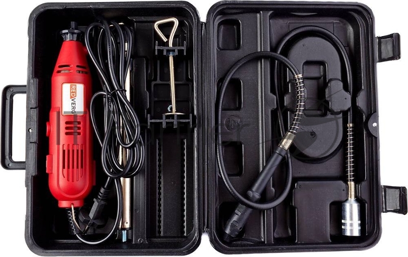 Машина прямая шлифовальная RedVerg RD-MG150C в кейсе