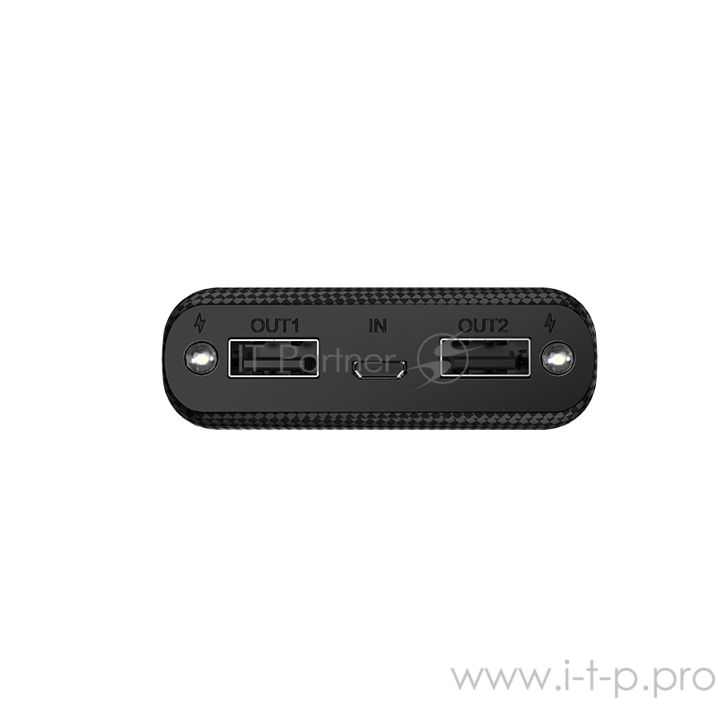 Портативный аккумулятор Hoco B20-10000, 10000мА/ч,USB, 2.1A, черный