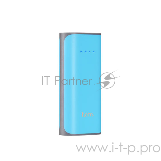 Портативный аккумулятор Hoco B21-5200, 5200мА/ч,USB, 1A, синий