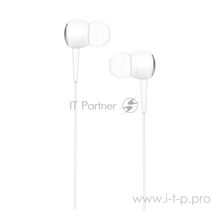 Проводные наушники-вставки с микрофоном Hoco M19 White
