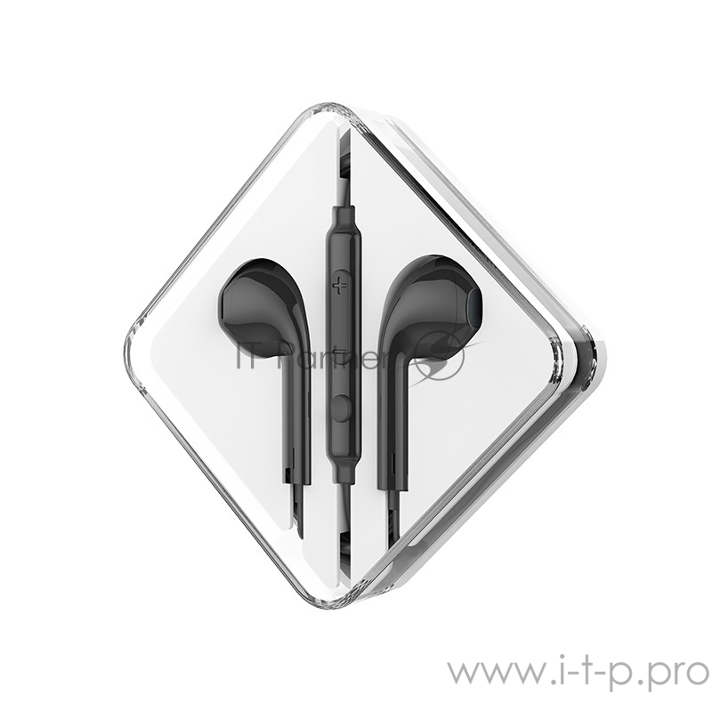 Проводные наушники-вставки с микрофоном Hoco M55 Black
