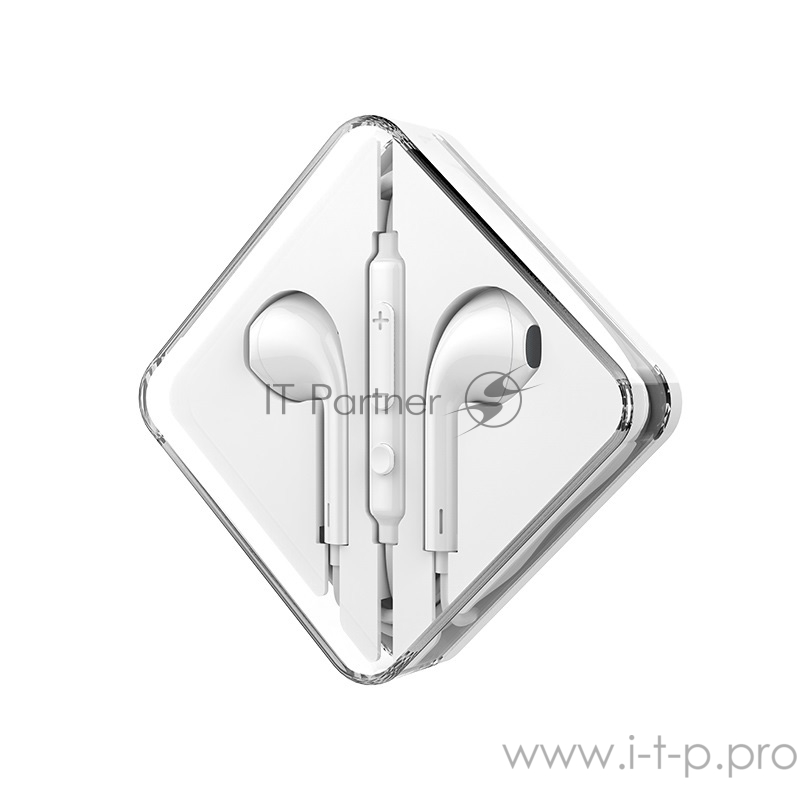 Проводные наушники-вставки с микрофоном Hoco M55 White