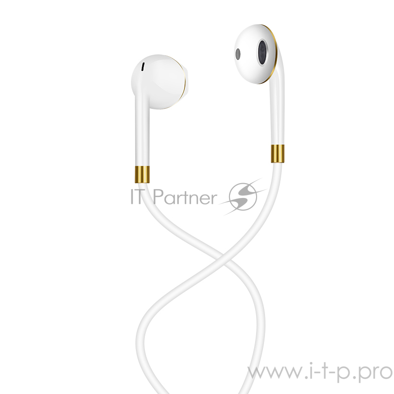 Проводные наушники-вставки с микрофоном Hoco M1 White для Apple
