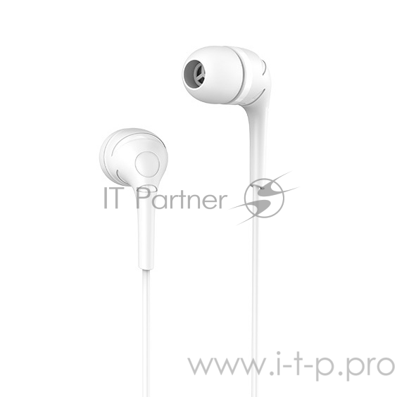 Проводные наушники-вставки с микрофоном Hoco M40 White