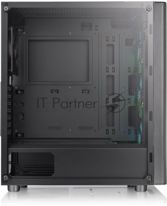 Корпус без блока питания Thermaltake Case V250 TG ARGB/Black/Win/SPCC/Tempered Glass*1/120mm Addressable RGB Fans*3 + 120mm Standard Fan*1/MB Sync