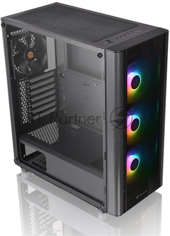 Корпус без блока питания Thermaltake Case V250 TG ARGB/Black/Win/SPCC/Tempered Glass*1/120mm Addressable RGB Fans*3 + 120mm Standard Fan*1/MB Sync