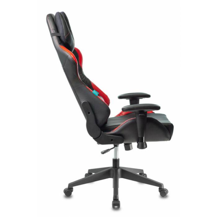 Кресло игровое Бюрократ VIKING 5 AERO RED черный/красный искусственная кожа