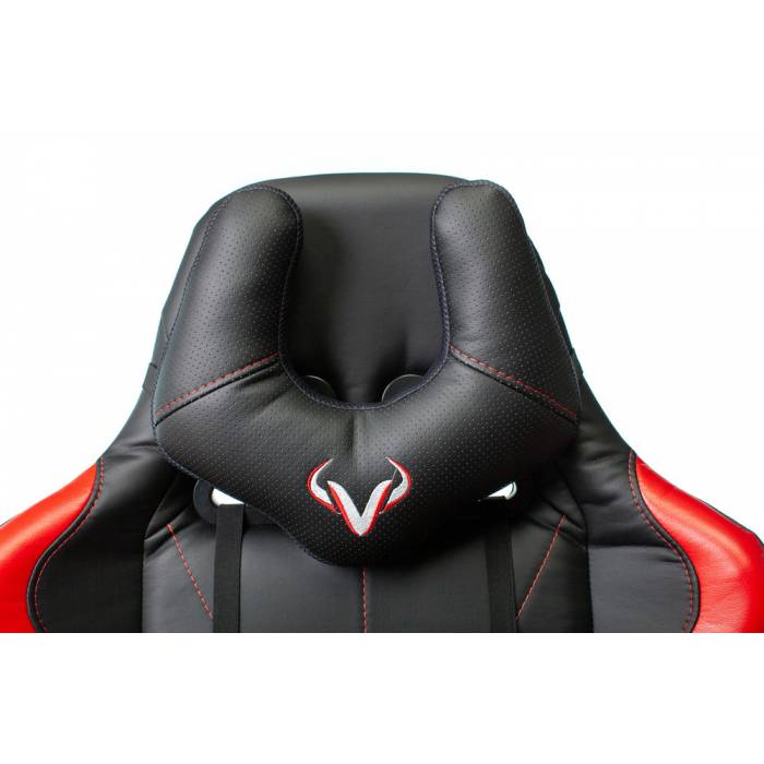Кресло игровое Бюрократ VIKING 5 AERO RED черный/красный искусственная кожа