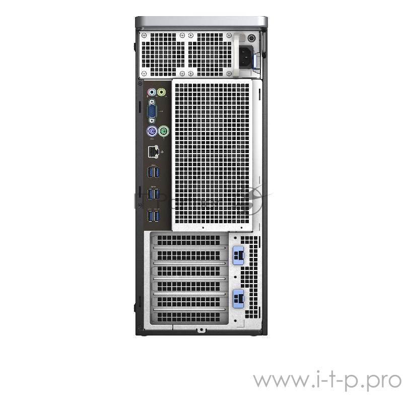 Dell Precision T5820, W-2223 (4 cores up to 3.9 GHz Turbo), 16GB (2*8GB) 2666MHz DDR4 RDIMM ECC, 256GB M.2 PCIe NVMe class 40 SSD, 1TB SATA 7.2K 2.5 HD, Graphics not included, Integrated Intel RSTe controller, 16X Half Height DVD +/- RW, keyboard, op