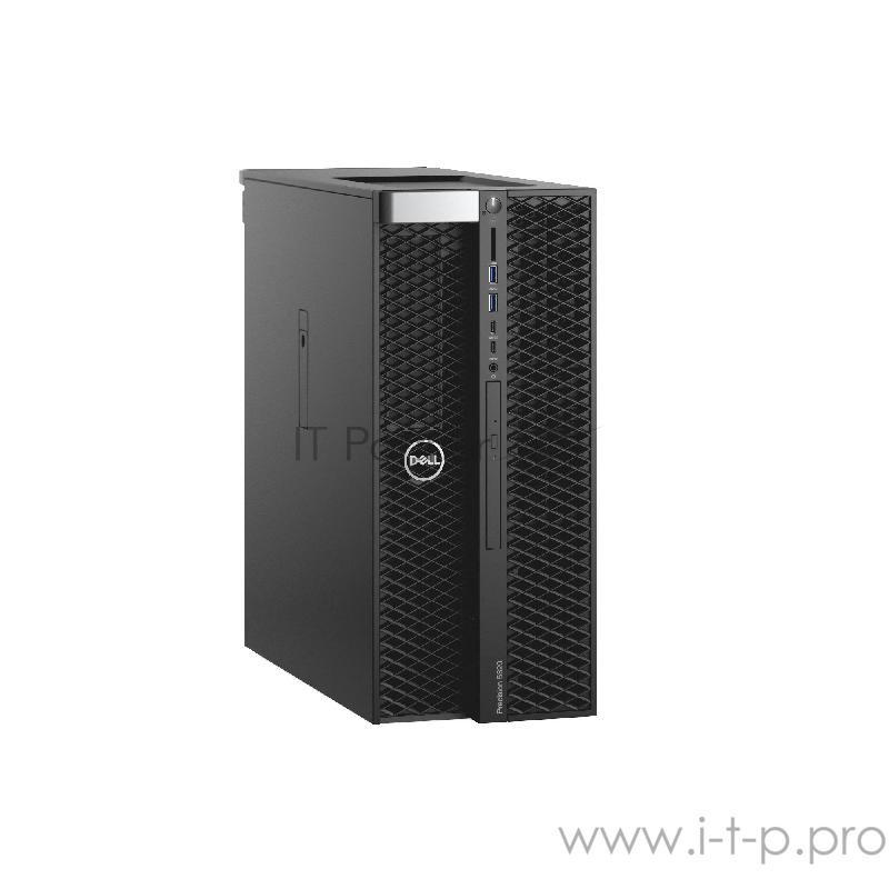 Dell Precision T5820, W-2223 (4 cores up to 3.9 GHz Turbo), 16GB (2*8GB) 2666MHz DDR4 RDIMM ECC, 256GB M.2 PCIe NVMe class 40 SSD, 1TB SATA 7.2K 2.5 HD, Graphics not included, Integrated Intel RSTe controller, 16X Half Height DVD +/- RW, keyboard, op
