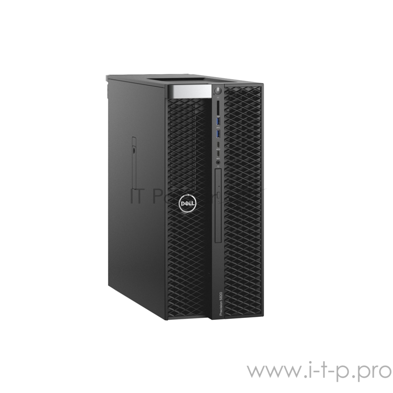 Dell Precision T5820, W-2235 (6 cores up to 4.6 GHz Turbo), 32GB (4*8GB) 2666MHz DDR4 RDIMM ECC, 512GB M.2 PCIe NVMe class 40 SSD, 2TB SATA 7.2K 2.5 HD, Graphics not included, Integrated Intel RSTe controller, 16X Half Height DVD +/- RW, keyboard, op