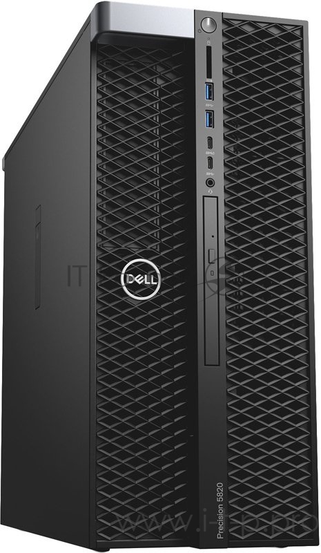 Dell Precision T5820, i9-10900X (10 cores up to 4,7 GHz Turbo), 16GB (2*8GB) 2666MHz DDR4 UDIMM non ECC, 256GB M.2 PCIe NVMe class 40 SSD,Graphics not included, Integrated Intel AHCI SATA chipset controller (8x 6.0Gb/s),16X Half Height DVD +/- RW, ke