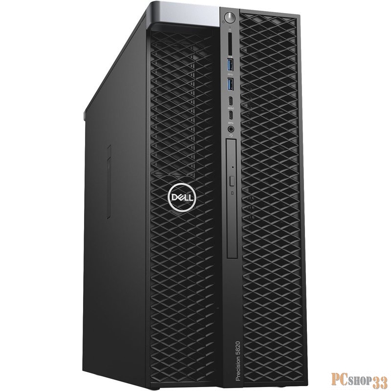 Dell Precision T5820, i9-10900X (10 cores up to 4,7 GHz Turbo), 16GB (2*8GB) 2666MHz DDR4 UDIMM non ECC, 512GB M.2 PCIe NVMe class 40 SSD,Graphics not included, Integrated Intel AHCI SATA chipset controller (8x 6.0Gb/s),16X Half Height DVD +/- RW, ke
