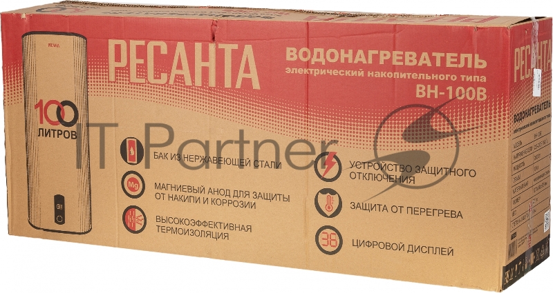 Водонагреватель накопительный РЕСАНТА ВН-100В