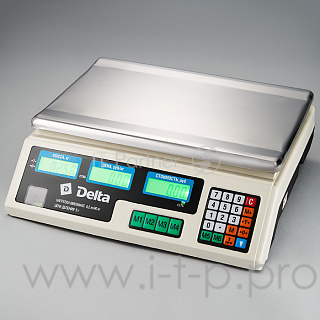 Весы торговые Delta ТВН-40 до 40кг/5г