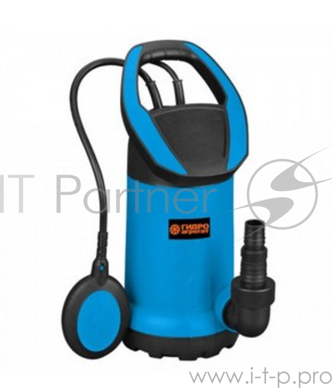 ГИДРОАГРЕГАТ ПДН2-250/5А(Погружной дренажный электронасос с пластик. корпусом. Автоматич. поплавковый контроль слежения за уровнем воды. Качает даже грязную воду. Вертикальная установка. Мощность 250Вт. Подача воды 6000л/час. Высота подачи воды 6м.