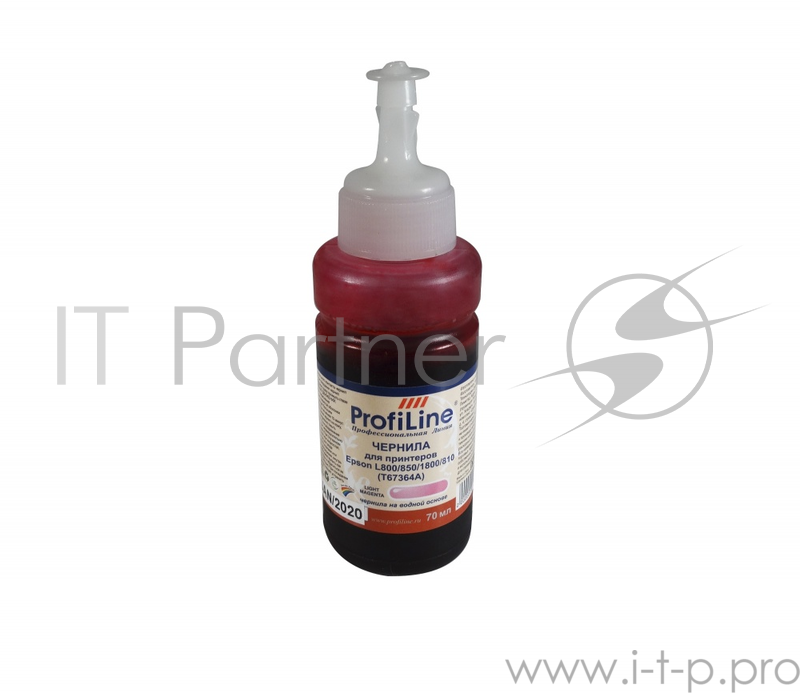 Чернила PL-T67364A для принтеров Epson L800/850/1800/810 Light magenta 70 мл водн ProfiLine