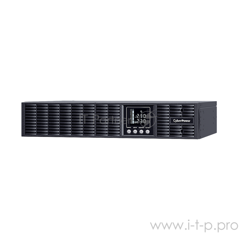 Источник бесперебойного питания UPS CyberPower PLT1500ELCDRT2U Line-Interactive 1500VA/1350W USB/RS-232/EPO/SNMPslot (8 IEC С13)