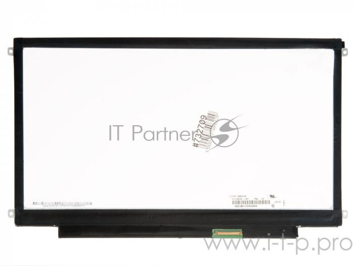 Матрица 13.3 Matte N133BGE-LB1, WXGA HD 1366x768, 40L, cветодиодная (LED), Chi Mei, USlim, уши Л/П