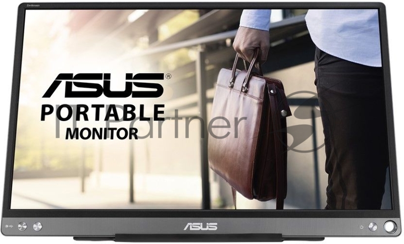 МОНИТОР 15.6 ASUS MB16ACE DarkGrey(IPS, LED, Wide, 1920x1080, 5ms, 178°/178°, 250 cd/m, 800:1, +USB, )