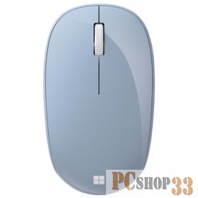 Мышь Microsoft Lion Rock Ergonomic светло-голубой оптическая (1000dpi) USB