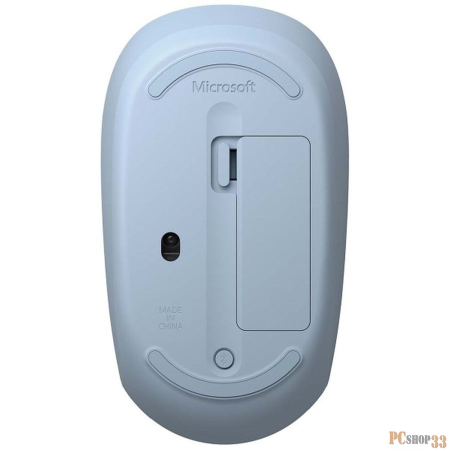 Мышь Microsoft Lion Rock Ergonomic светло-голубой оптическая (1000dpi) USB