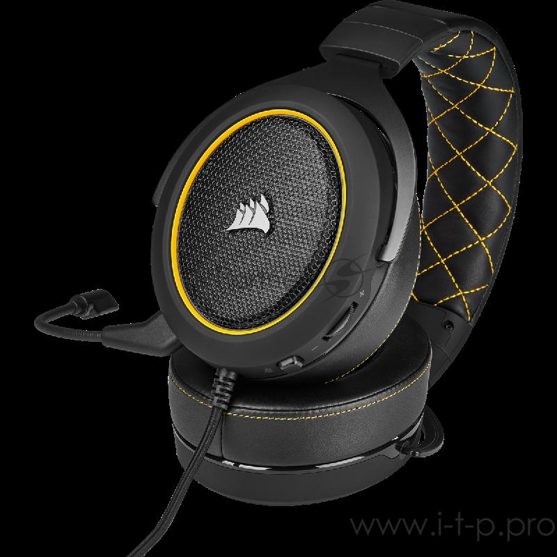 Игровая гарнитура Corsair Gaming™ HS60 PRO SURROUND Gaming Headset, Yellow Игровая гарнитура Corsair Gaming™ HS60 PRO SURROUND Gaming Headset, Yellow