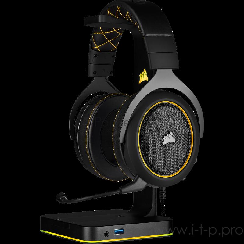 Игровая гарнитура Corsair Gaming™ HS60 PRO SURROUND Gaming Headset, Yellow Игровая гарнитура Corsair Gaming™ HS60 PRO SURROUND Gaming Headset, Yellow
