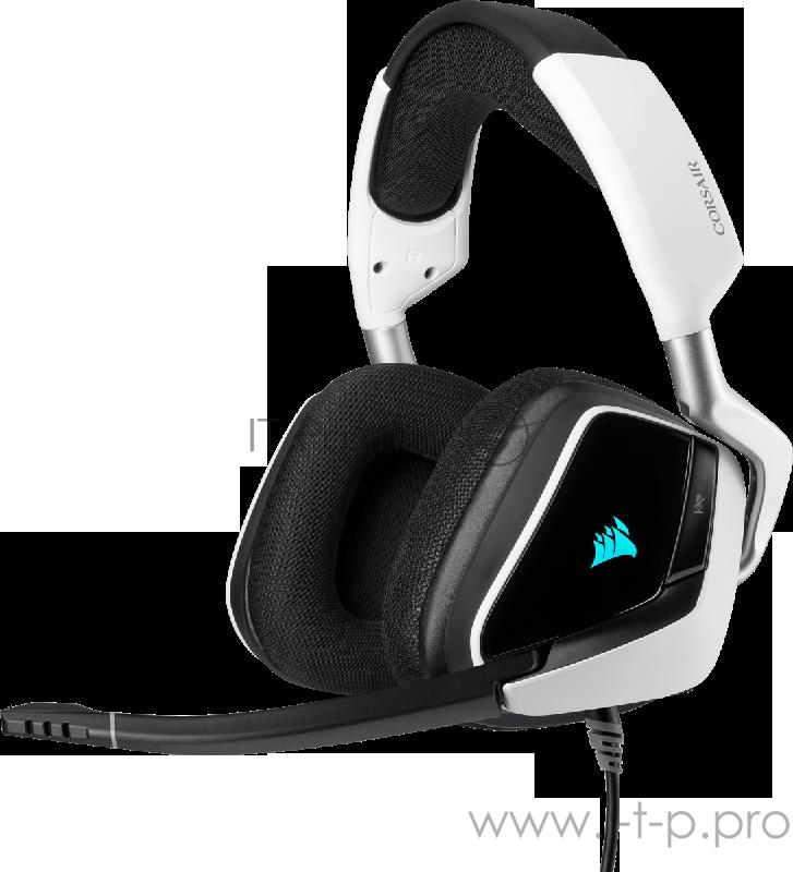 Игровая гарнитура Corsair Gaming™ VOID RGB ELITE USB Premium Gaming Headset with 7.1 Surround Sound, White Игровая гарнитура Corsair Gaming™ VOID RGB ELITE USB Premium Gaming Headset with 7.1 Surround Sound, White