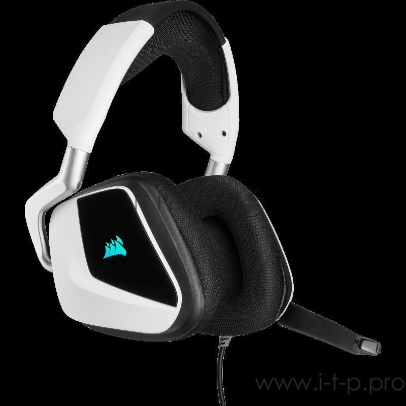 Игровая гарнитура Corsair Gaming™ VOID RGB ELITE USB Premium Gaming Headset with 7.1 Surround Sound, White Игровая гарнитура Corsair Gaming™ VOID RGB ELITE USB Premium Gaming Headset with 7.1 Surround Sound, White