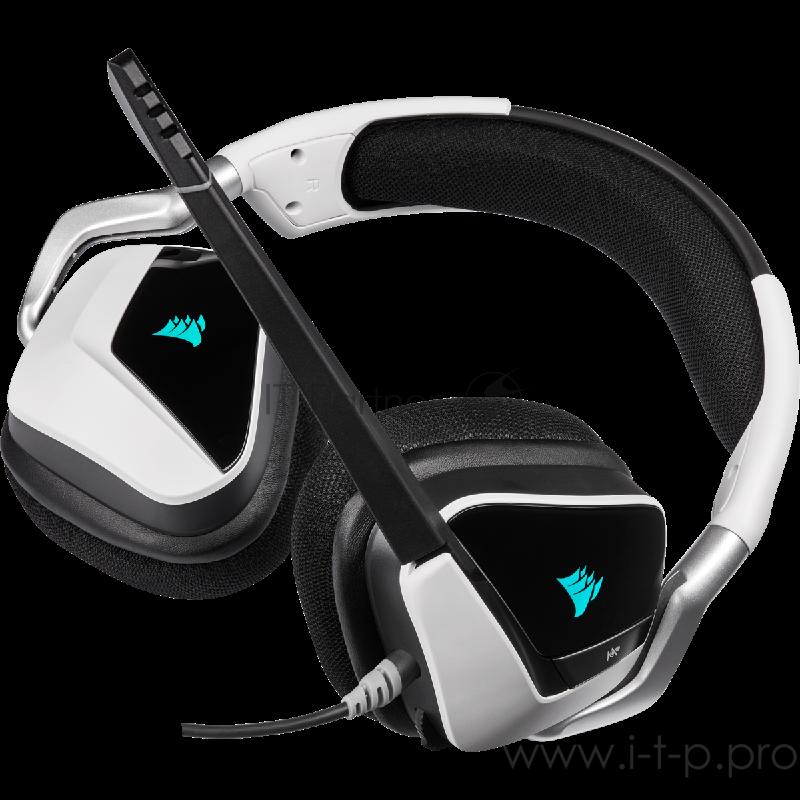 Игровая гарнитура Corsair Gaming™ VOID RGB ELITE USB Premium Gaming Headset with 7.1 Surround Sound, White Игровая гарнитура Corsair Gaming™ VOID RGB ELITE USB Premium Gaming Headset with 7.1 Surround Sound, White