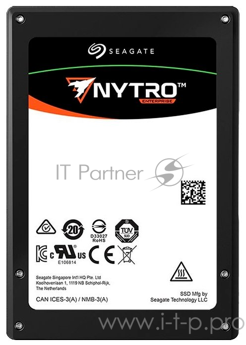 SSD накопитель SEAGATE Nytro 1551 SATA SSD 960 GB
