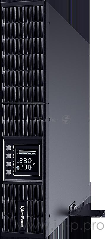 Источник бесперебойного питания UPS CyberPower PLT3000ELCDRT2U Line-Interactive 3000VA/2700W USB/RS-232/EPO/SNMPslot (8 IEC С13 IEC C19 x 1)