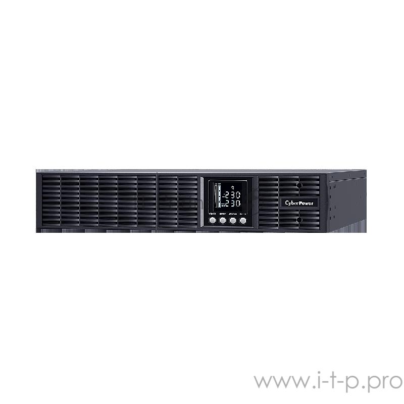 Источник бесперебойного питания UPS CyberPower PLT3000ELCDRT2U Line-Interactive 3000VA/2700W USB/RS-232/EPO/SNMPslot (8 IEC С13 IEC C19 x 1)