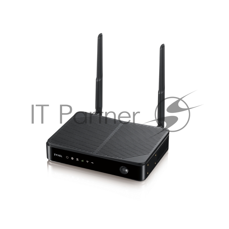 Маршрутизатор ZYXEL LTE3301 Indoor LTE Router, 802.11ac (2,4 и 5 GHz) up to 300+867 Mb/s, LTE/3G/2G, 2 SMA-F for external LTE antennas, 4xLAN GE (1xWAN GE), 1xUSB2.0