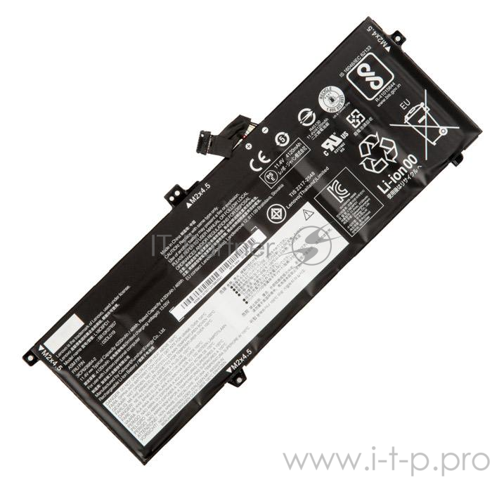 аккумулятор для ноутбука Lenovo ThinkPad X390, 11.4V, 4120mAh