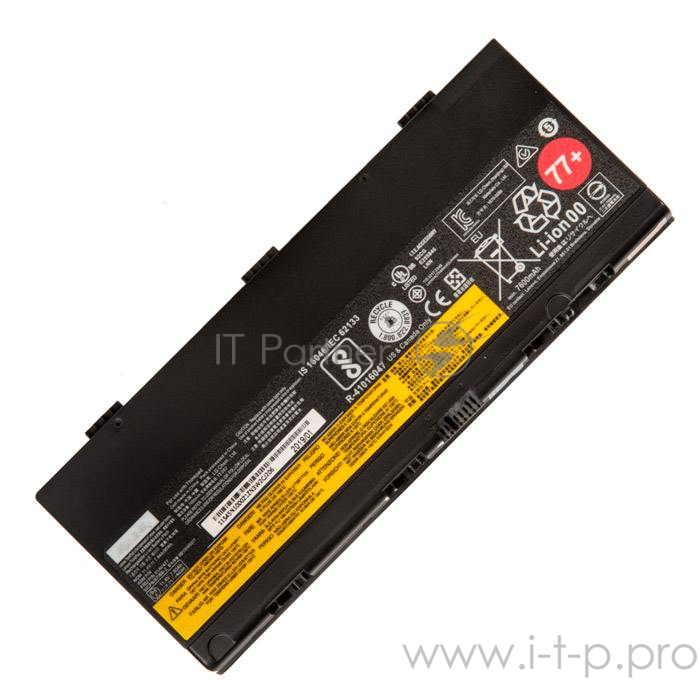 аккумулятор для ноутбука Lenovo ThinkPad P52, 11.4V, 7600mAh