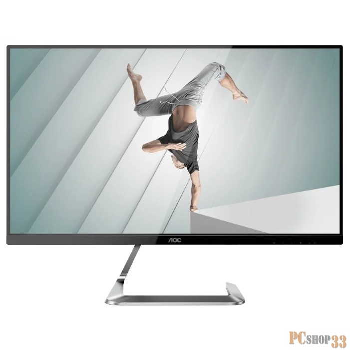 МОНИТОР 27 AOC Q27T1 Silver-Black PORSCHE design (IPS, 2560x1440, 75Hz, 5 ms, 178°/178°, 350 cd/m, 50M:1, +2xHDMI 1.4)