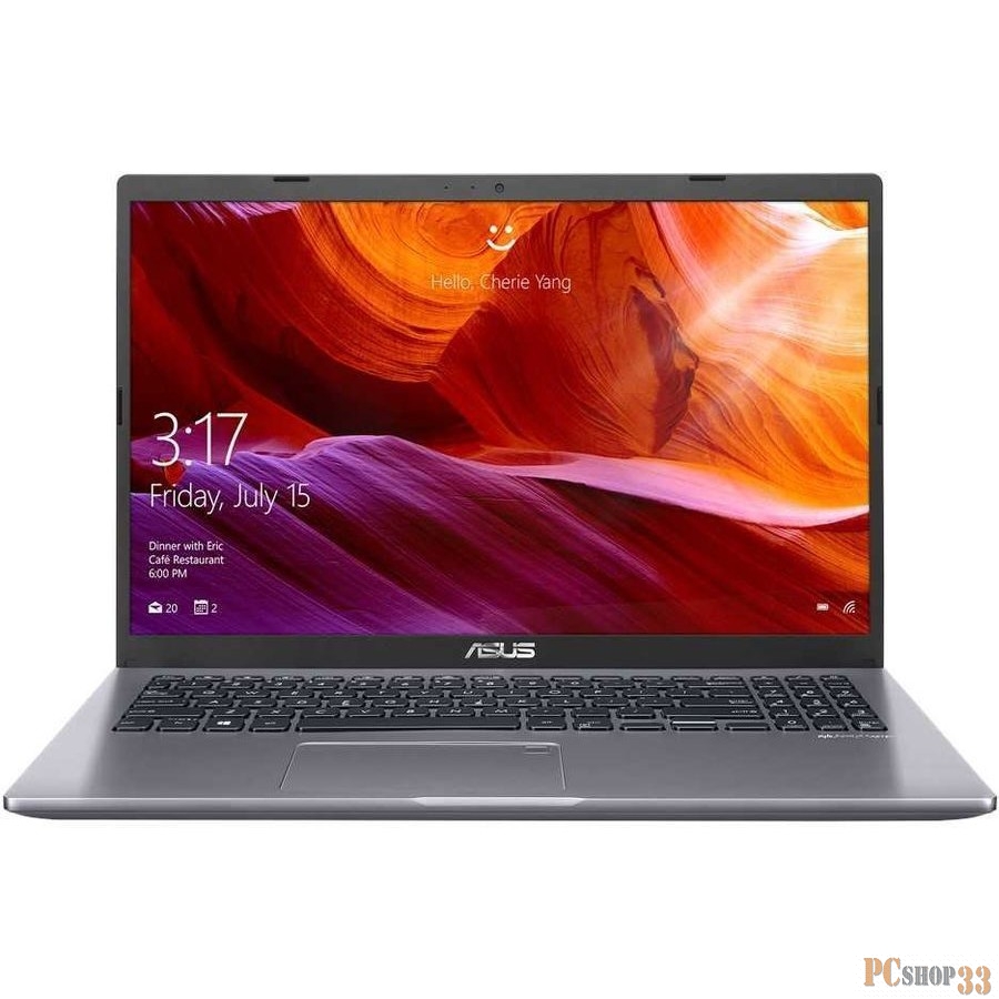 Ноутбук Asus VivoBook X509JA-EJ022T Core i3 1005G1/8Gb/SSD256Gb/Intel UHD Graphics/15.6/FHD (1920x1080)/Windows 10/grey/WiFi/BT/Cam