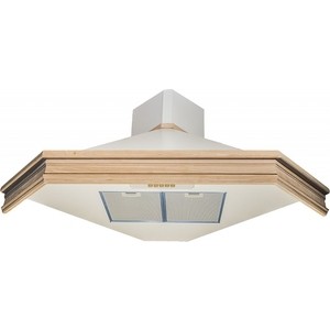 Вытяжка Kuppersberg Настенная УГЛОВАЯ вытяжка, ширина 90 см, отвод/рециркуляция, 650 м3/час, электронное управление, 3 скорости,галогеновое освещение 2х20 Вт, таймер, анодированный алюминиевый жироулавливающий фильтр, угольный фильтр С6С (опция), 42-