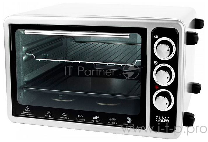 Мини-печь DELTA DL-25A белый