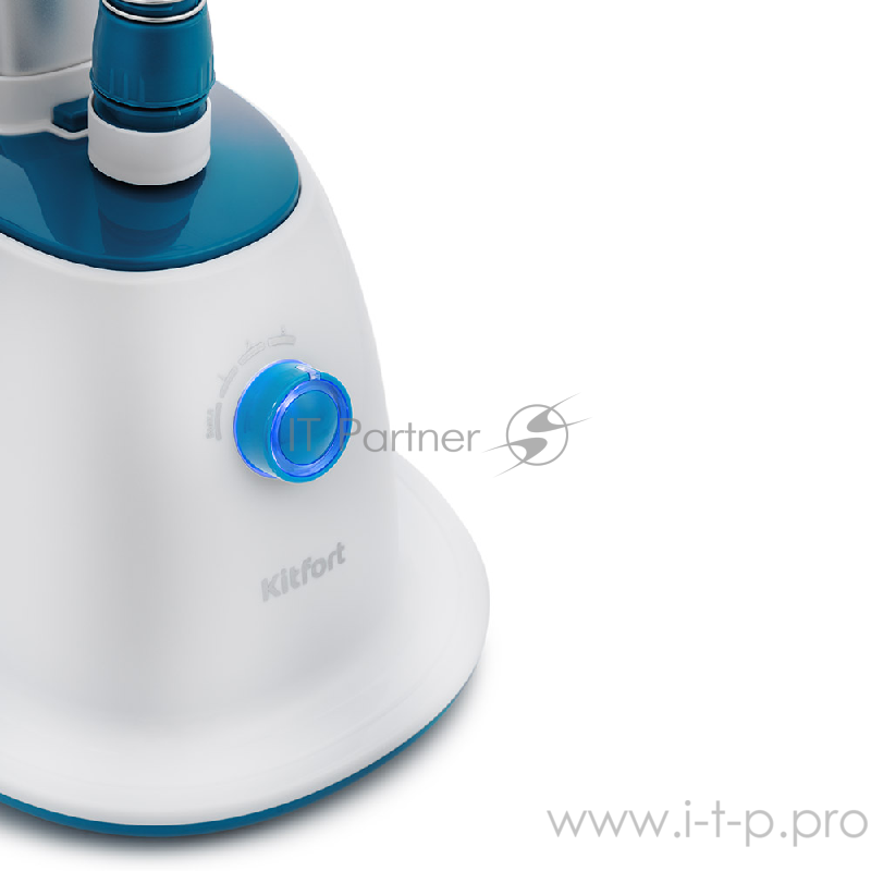 Отпариватель напольный Kitfort КТ-958 1500Вт белый/синий