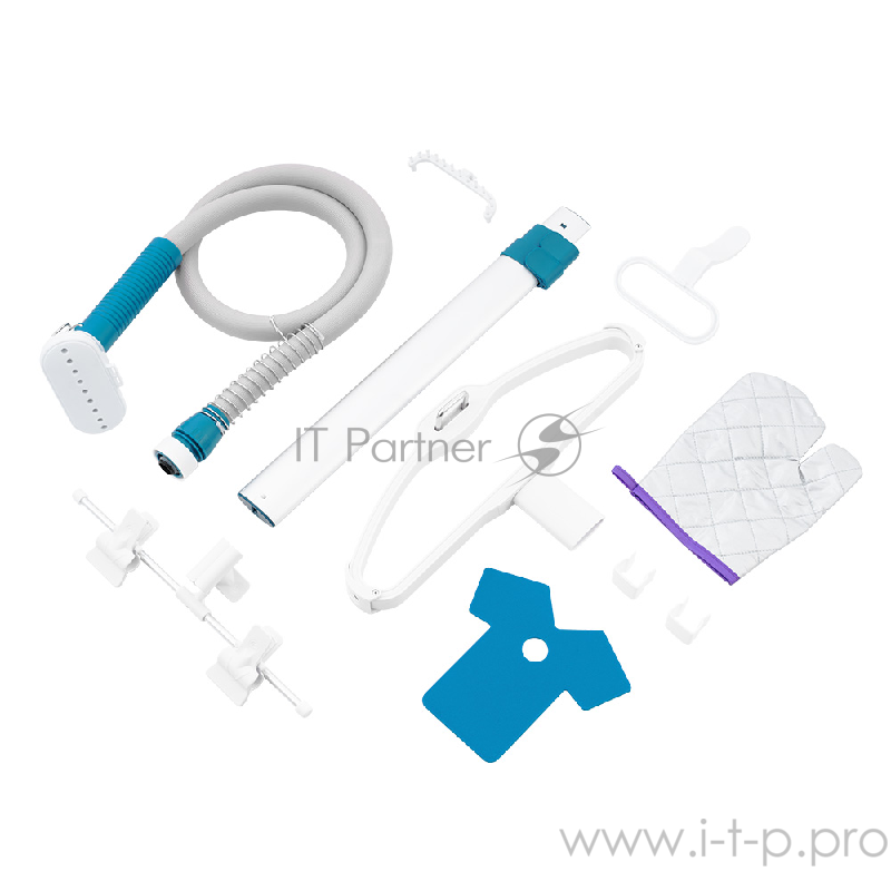 Отпариватель напольный Kitfort КТ-958 1500Вт белый/синий