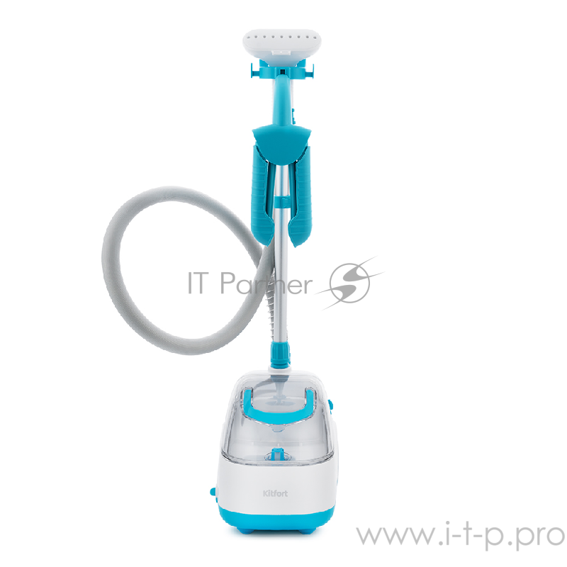 Отпариватель напольный Kitfort КТ-957 1500Вт белый/бирюзовый