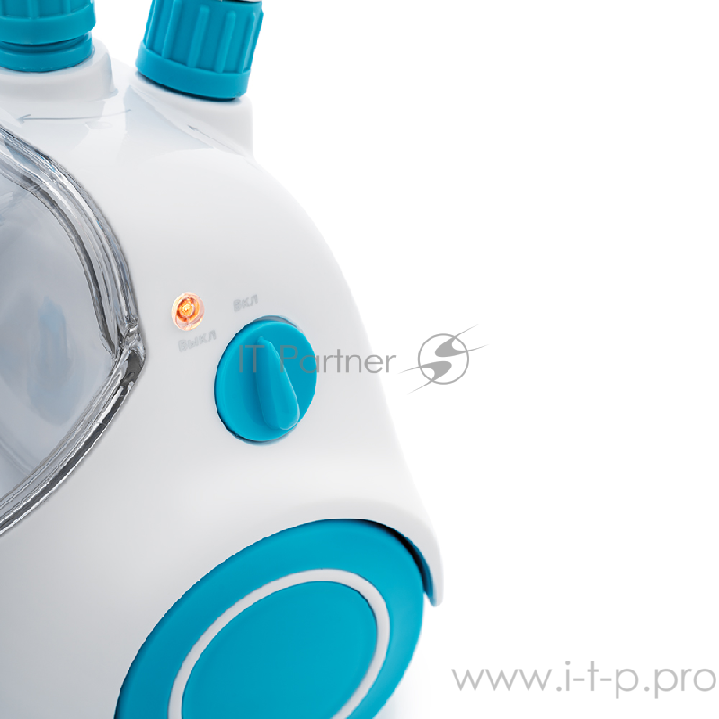 Отпариватель напольный Kitfort КТ-957 1500Вт белый/бирюзовый