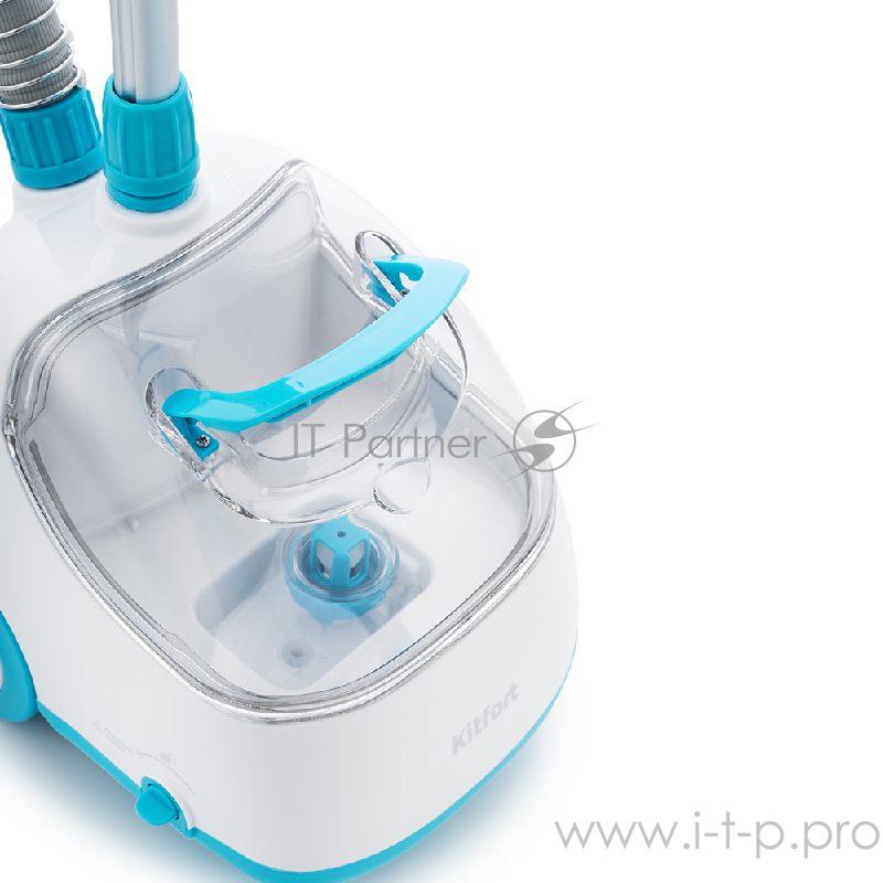 Отпариватель напольный Kitfort КТ-957 1500Вт белый/бирюзовый